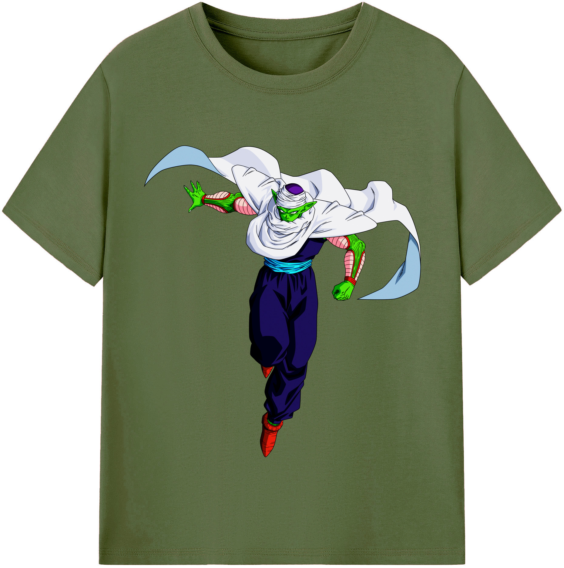 （画像用） ドラゴンボール ピッコロ DRAGON BALL Piccolo 綿100％半袖Tシャツ（フロントプリント）